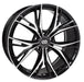 Enkei ONX 17x7.5 45mm Offset 5x114.3 72.6mm Bore Black Machined Wheel