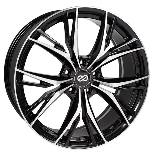 Enkei ONX 20x8.5 40mm Offset 5x114.3 72.6mm Bore Black Machined Wheel