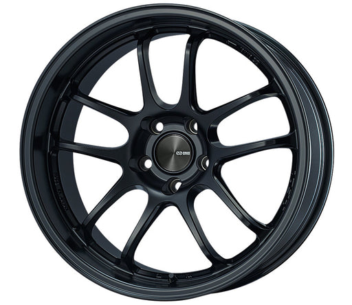 Enkei PF01EVO 17x9.5 12mm Offset 5x114.3 75mm Bore Matte Black Wheel