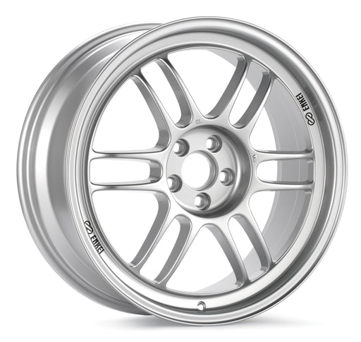 Enkei RPF1 18x9.5 15mm Offset 5x114.3 73mm Bore Silver Wheel