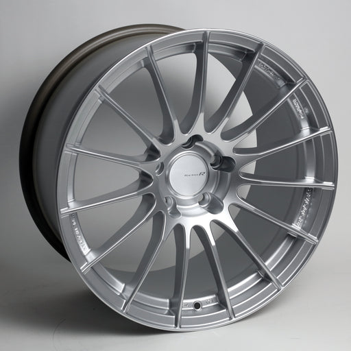 Enkei RS05RR 18x11 16mm Offset 5x114.3 75mm Bore Sparkle Silver Wheel