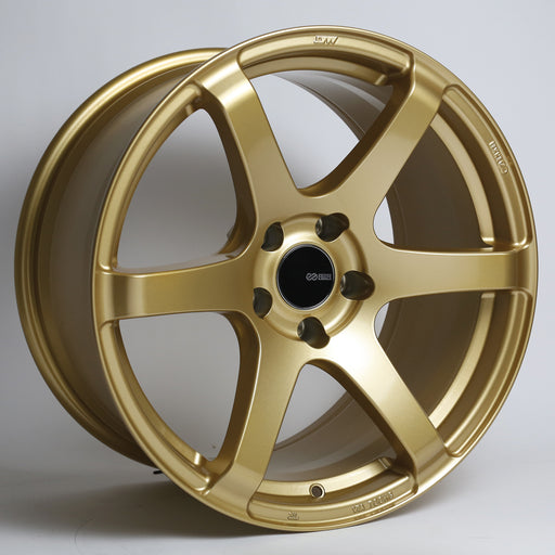 Enkei T6S 17x8 45mm Offset 5x100 72.6mm Bore Gold Wheel