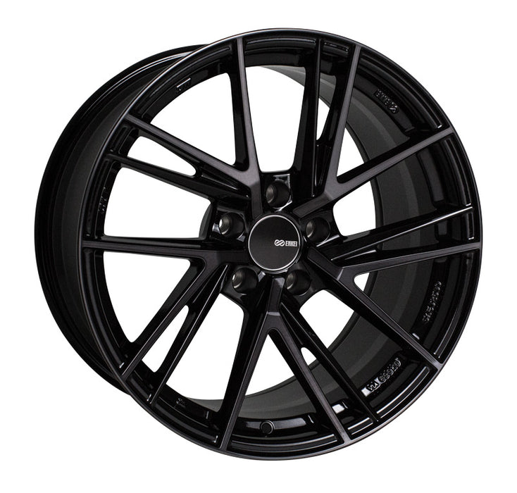 Enkei TD5 18x8 45mm Offset 5x114.3 72.6mm Bore Pearl Black Wheel