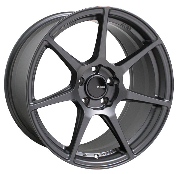 Enkei TFR 18x9.5 45mm Offset 5x100 72.6mm Bore Matte Gunmetal Wheel