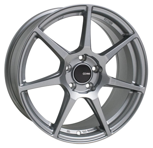 Enkei TFR 18x8.5 45mm Offset 5x100 72.6mm Bore Storm Gray Wheel