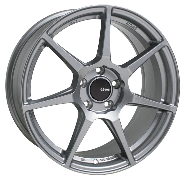 Enkei TFR 17x9 40mm Offset 5x114.3 72.6mm Bore Storm Gray Wheel