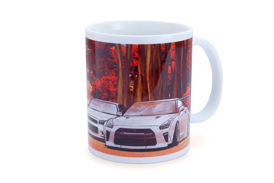 Tomei MUG WHITE GT-R AUTUMN NAGANO FOREST