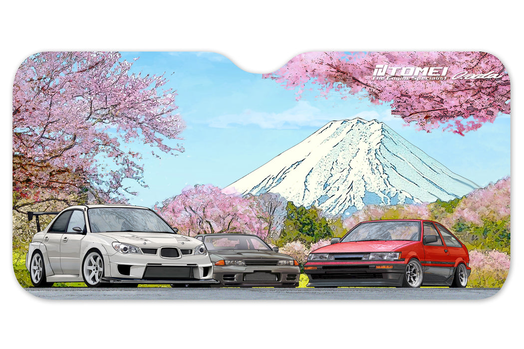 Tomei SUN SHADE 59*28 GDB/BNR32/AE86 CHERRY BLOSSOM Mt.FUJI