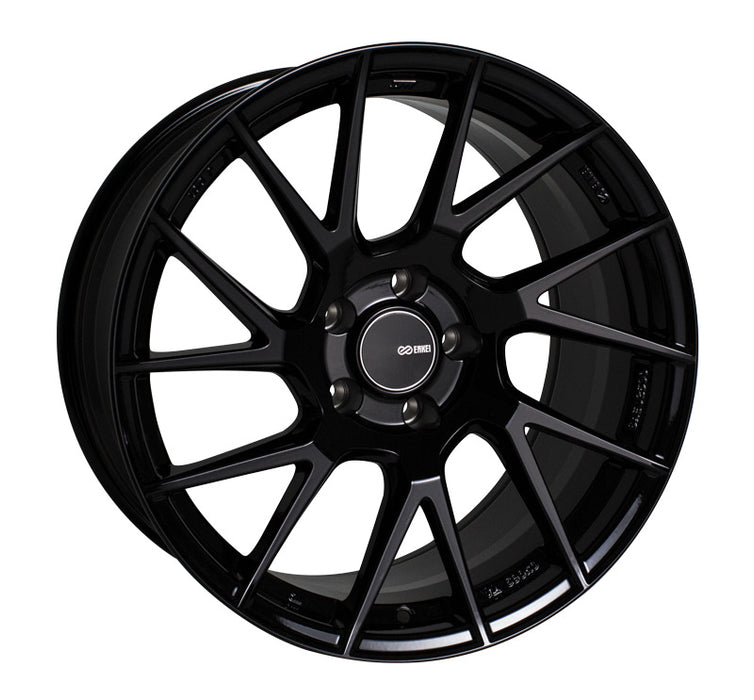 Enkei TM7 17x8 45mm Offset 5x114.3 72.6mm Bore Gloss Black Wheel