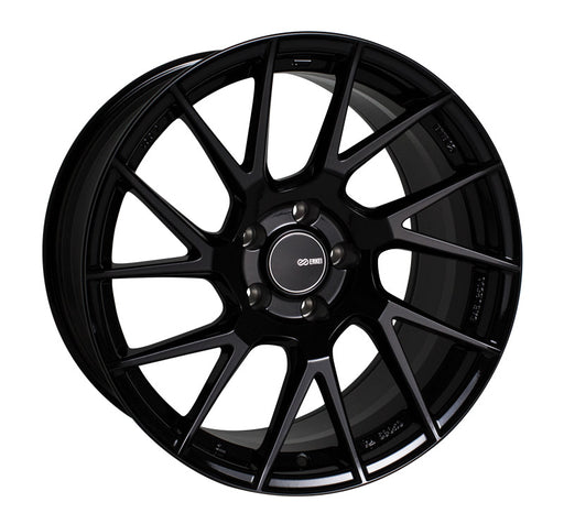 Enkei TM7 18x8.5 25mm Offset 5x114.3 72.6mm Bore Gloss Black Wheel