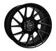 Enkei TM7 18x9.5 15mm Offset 5x114.3 72.6mm Bore Gloss Black Wheel