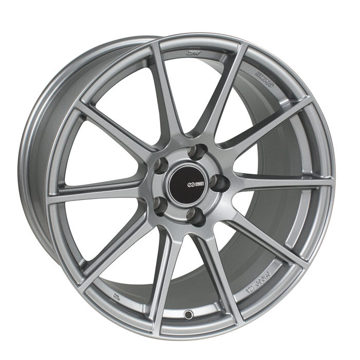 Enkei TS-10 18x8 45mm Offset 5x100 72.6mm Bore Storm Gray Wheel