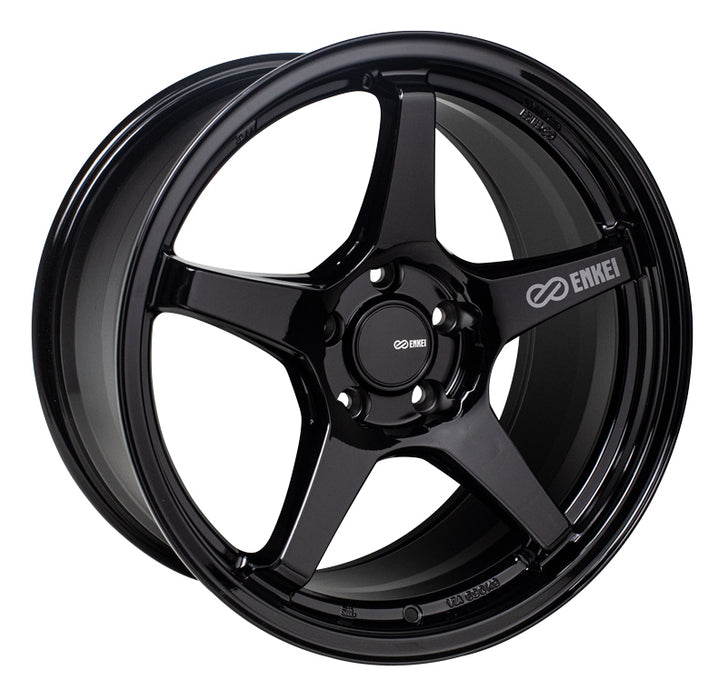 Enkei TS-5 18x8.5 38mm Offset 5x114.3 72.6mm Bore Gloss Black Wheel