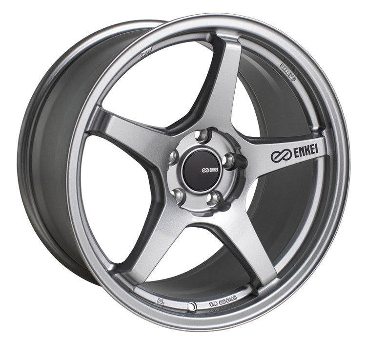 Enkei TS-5 17x8 40mm Offset 5x114.3 72.6mm Bore Storm Gray Wheel