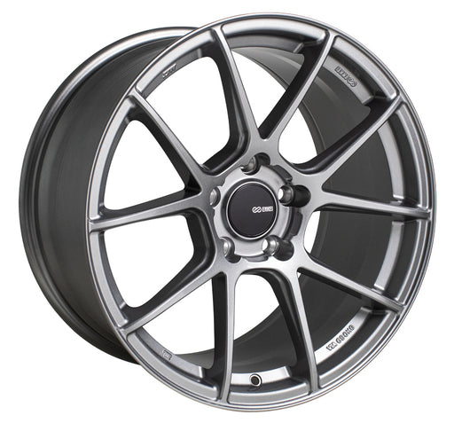 Enkei TSV 18x9.5 38mm Offset 5x114.3 72.6mm Bore Storm Gray Wheel