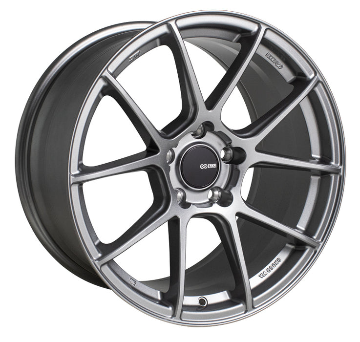 Enkei TSV 17x9 45mm Offset 5x100 72.6mm Bore Storm Gray Wheel