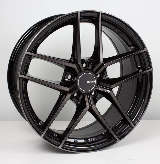 Enkei TY-5 19x8.5 42mm Offset 5x112 72.6mm Bore Pearl Black Wheel