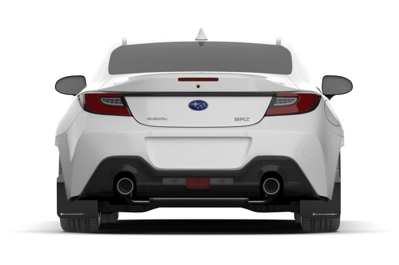 Rally Armor 22-26 Subaru BRZ / Toyota GR86 Black UR Mud Flap w/White Logo