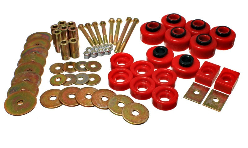Energy Suspension Body Mount 2/4 Wd Super Crew - Red
