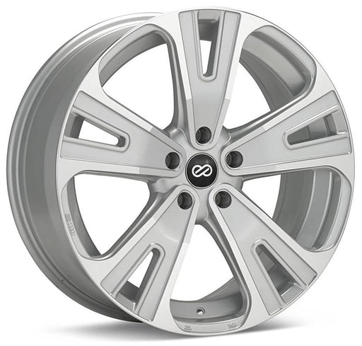 Enkei SVX 20x8.5 50mm Offset 5x127 72.6mm Bore Silver Machined Wheel