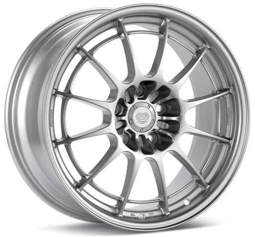 Enkei NT03+M 18x8.5 38mm Offset 5x114.3 72.6mm Bore Silver Wheel