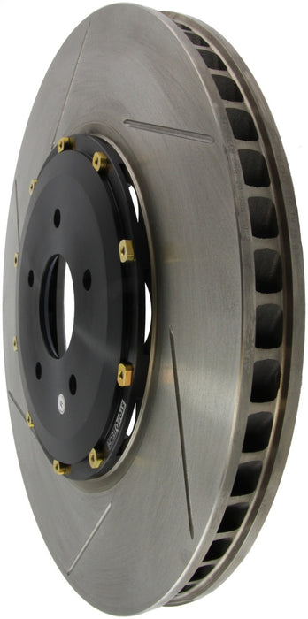 StopTech 09-11 Nissan GT-R Front Right Slotted Bare Iron 380x34mm AeroRotor Kit