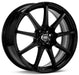 Enkei EDR9 17x7 38mm Offset 4x100/108 72.6mm Bore Matte Black Wheel