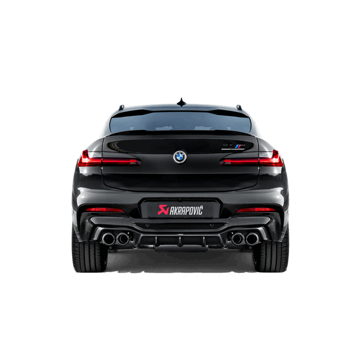 Akrapovic 2019+ BMW X4M Rear Carbon Fiber Diffuser - High Gloss