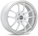 Enkei PF01SS 17x8 50mm Offset 5x114.3 75mm Bore White w/ Machined Lip Wheel