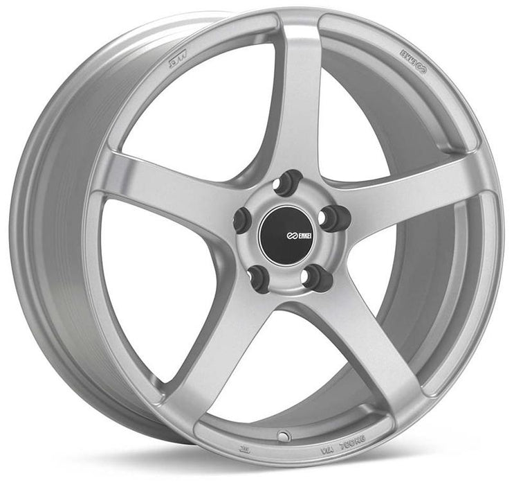 Enkei Kojin 17x8 45mm Offset 5x114.3 72.6mm Bore Matte Silver Wheel