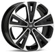 Enkei SVX 18x8 40mm Offset 5x114.3 72.6mm Bore Black Machined Wheel