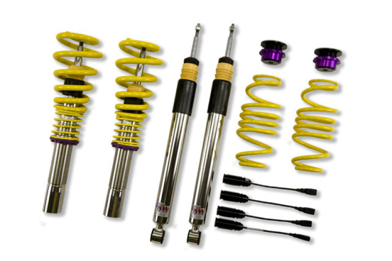KW Coilover Kit V2 Audi A4 S4 (8K/B8) w/ electronic dampening control Sedan FWD + Quattro