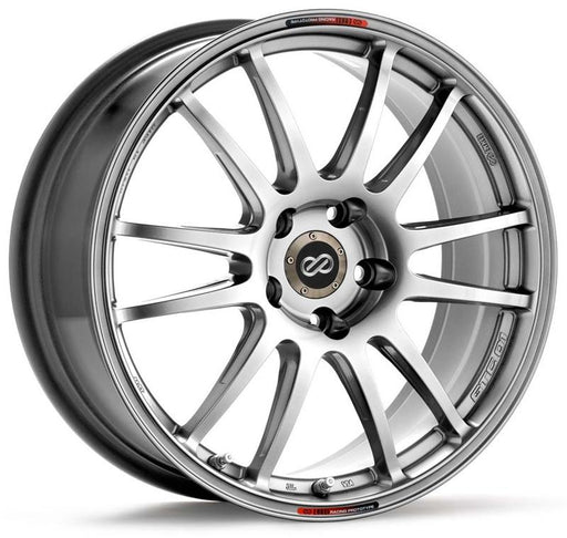 Enkei GTC01 17x8 50mm Offset 5x112 75mm Bore Hyper Black Wheel