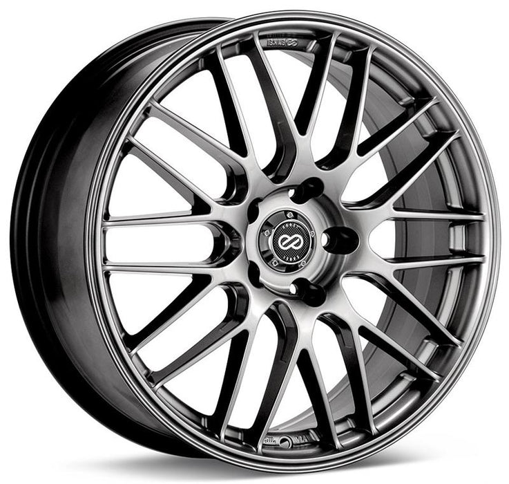 Enkei EKM3 18x8 42mm Offset 5x120 72.6mm Bore Hyper Silver Wheel