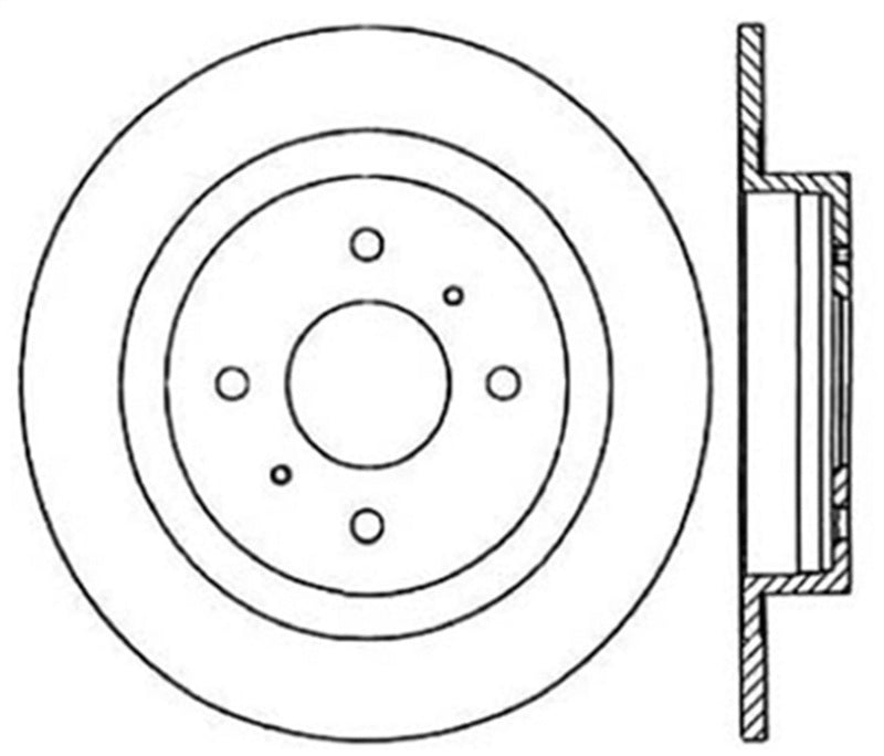 StopTech Slotted & Drilled Sport Brake Rotor