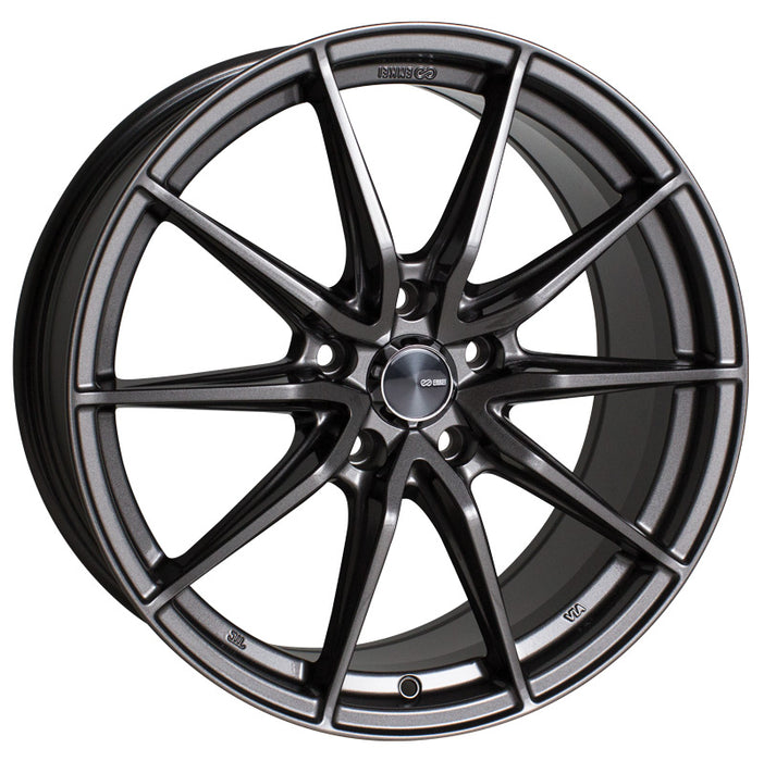 Enkei DRACO 17x7.5 38mm Offset 5x114.3 72.6mm Bore Anthracite Wheel