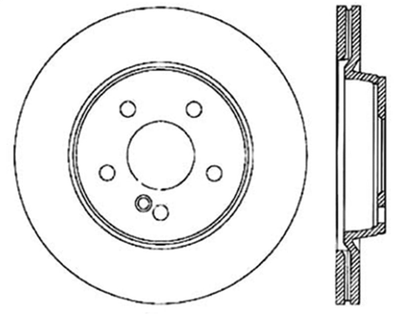 StopTech Slotted & Drilled Sport Brake Rotor