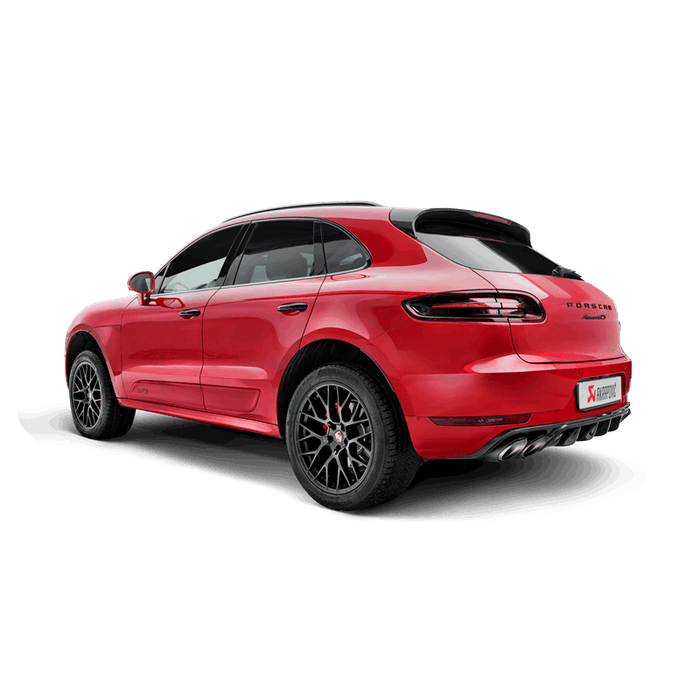 Akrapovic 2014 Porsche Macan Turbo (95B) Evolution Line Cat Back (Titanium) w/ Titanium Tips