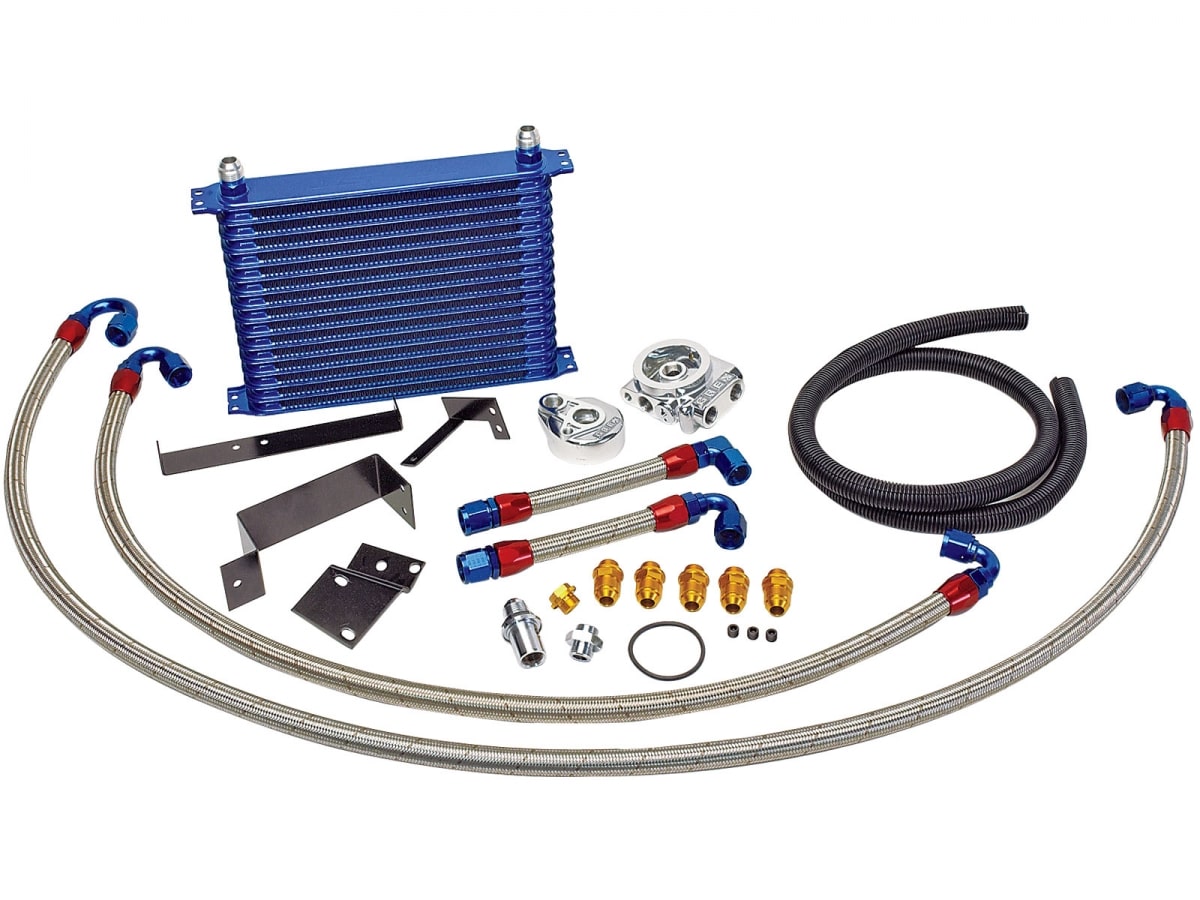 GReddy 13 Row Oil Cooler Kit - Nissan 350Z (Z33) VQ35 - Raw