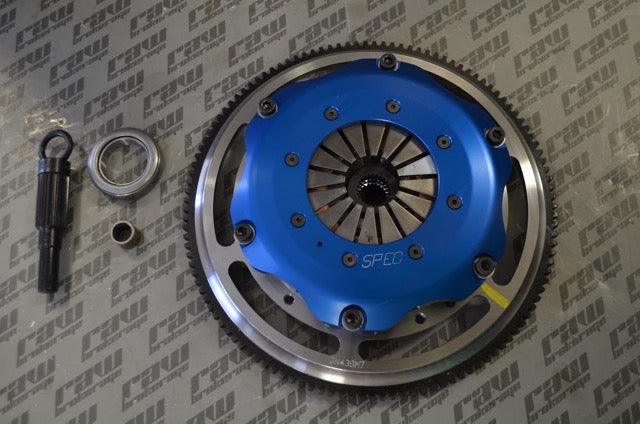Spec Mini Twin Clutch - RB20 RB25 (Push Type) - Raw Brokerage SN23MTR