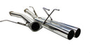 ISR EP (Straight Pipes) Dual Tip Exhaust [3"] - Nissan 240sx S13
